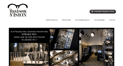 Desktop Screenshot of lamaisondelavision.com