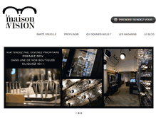 Tablet Screenshot of lamaisondelavision.com